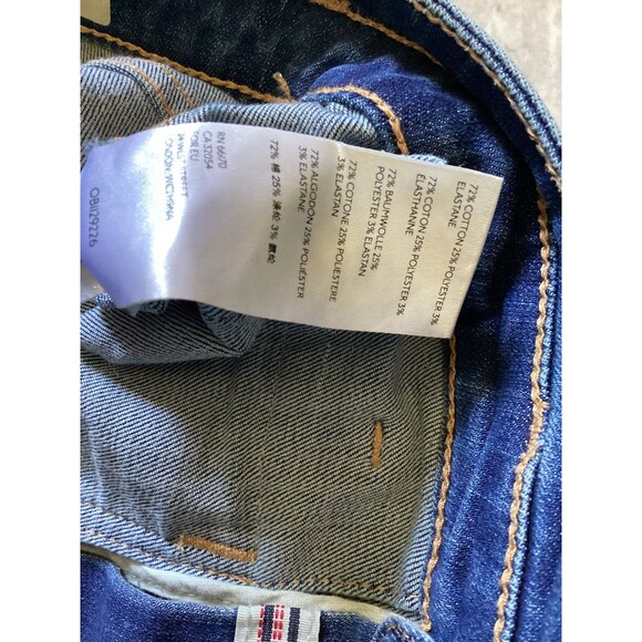 Pilcro Women's High Rise Blue Jeans - Picture 5 of 5